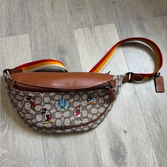 Coach Belt Bag with Mickey Mouse Embroidery - Picture 3 of 7